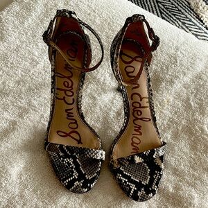 Brand new Sam Edelman Ariella stiletto heels - size 9 super sexy strappy heels!